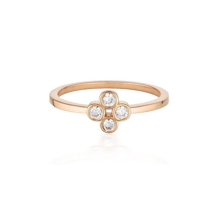 Georgini Stellar Lights Rose Gold Twinkle Ring