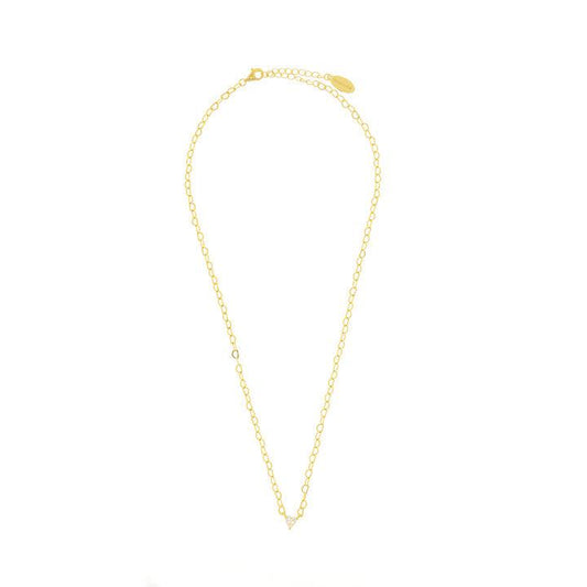 Georgini Sweetheart Heart Chain Necklace - Gold