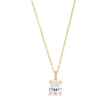 Georgini Sydney Soiree Elaine Cushion Cut Pendant - Gold