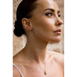 Georgini Sydney Soiree Elaine Cushion Cut Pendant - Gold