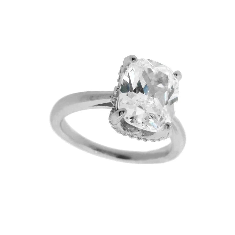 Georgini Sydney Soiree Elaine Cushion Cut Ring - Silver