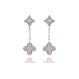 Georgini Sydney Soiree Fairwater Mother of Pearl Drop Earrings - Silver