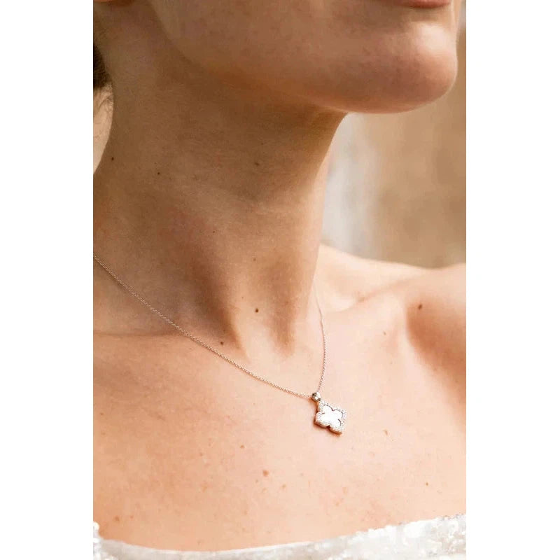 Georgini Sydney Soiree Fairwater Mother of Pearl Pendant - Silver