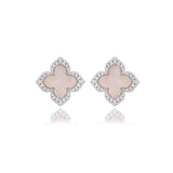 Georgini Sydney Soiree Fairwater Mother of Pearl Sud Earrings - Silver