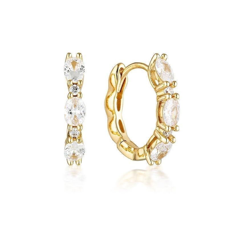 Georgini aurora glimmer gold earrings