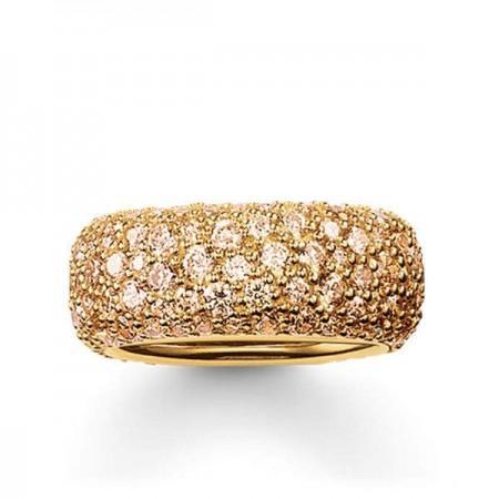 Gold plated sterling silver Ring