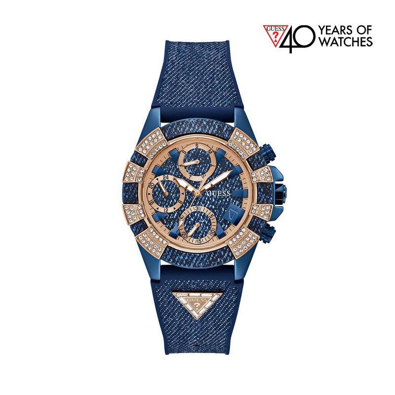 Guess Monte Blue Dial Analogue Watch