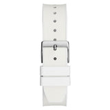 Guess 40th Anniversary Special Edition Ladies White Silver Tone Multi-function Watch