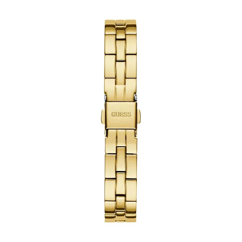 Guess Array Champagne Dial Analogue Watch