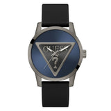 Guess Badge Blue Dial Analogue Watch