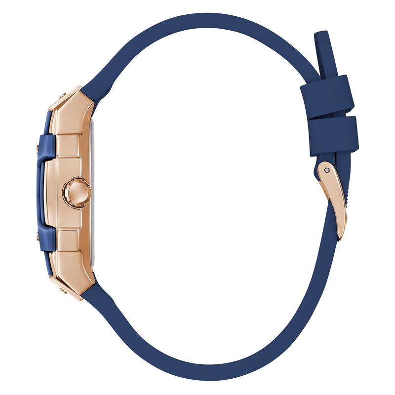 Guess Blue Rose Gold Multi-Function Watch