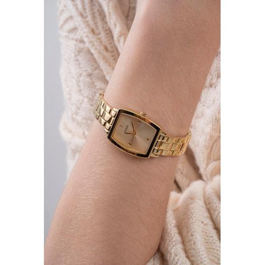 Guess Brilliant Gold Tone Analog Ladies Watch GW0384L2