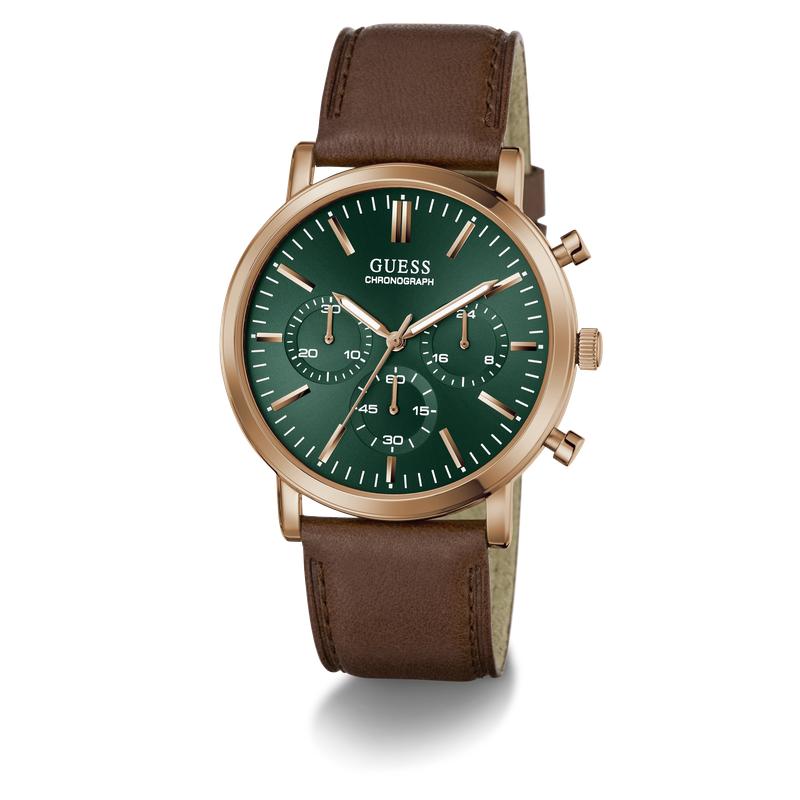 Guess Cassian Men's Chronograph Watch Rose Gold