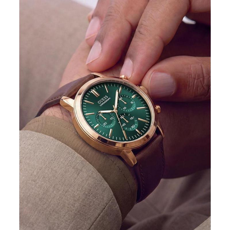 Guess Cassian Men's Chronograph Watch Rose Gold
