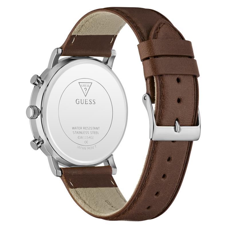 Guess Cassian Men's Chronograph Watch Silver