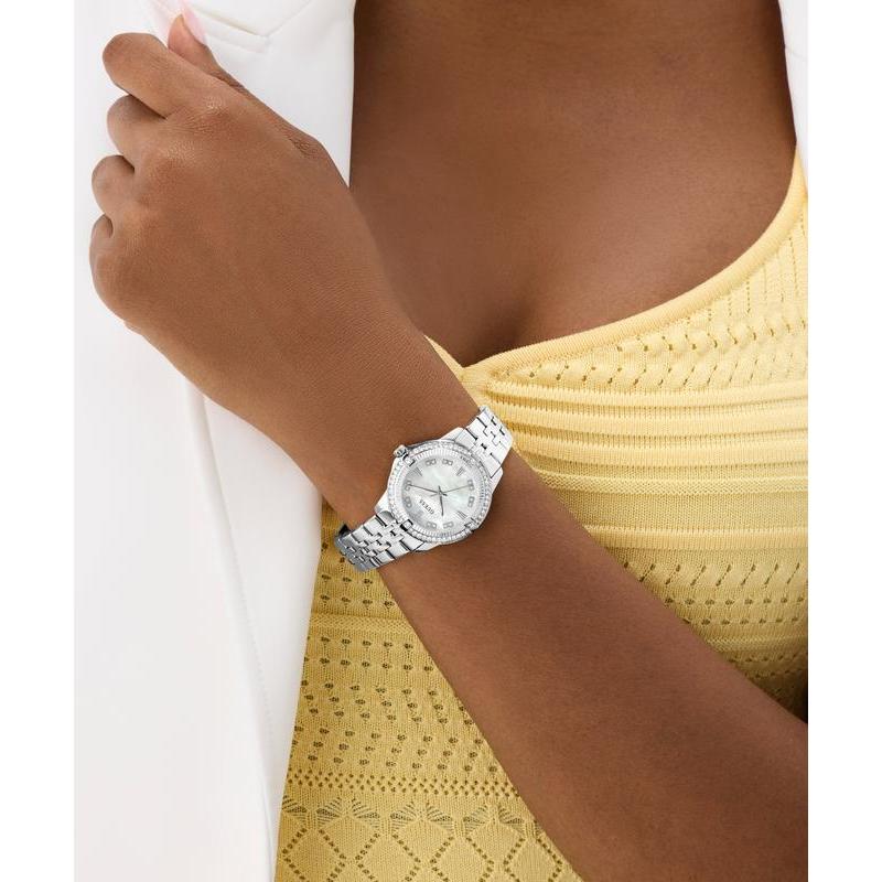 Guess Colette Silver Tone Analog Women's Watch