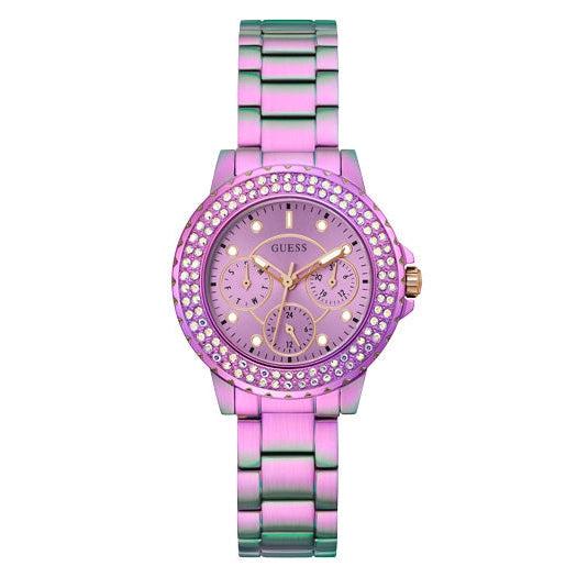 Guess Crown Jewel Iridescent Multi-Function Ladies Watch GW0410L4