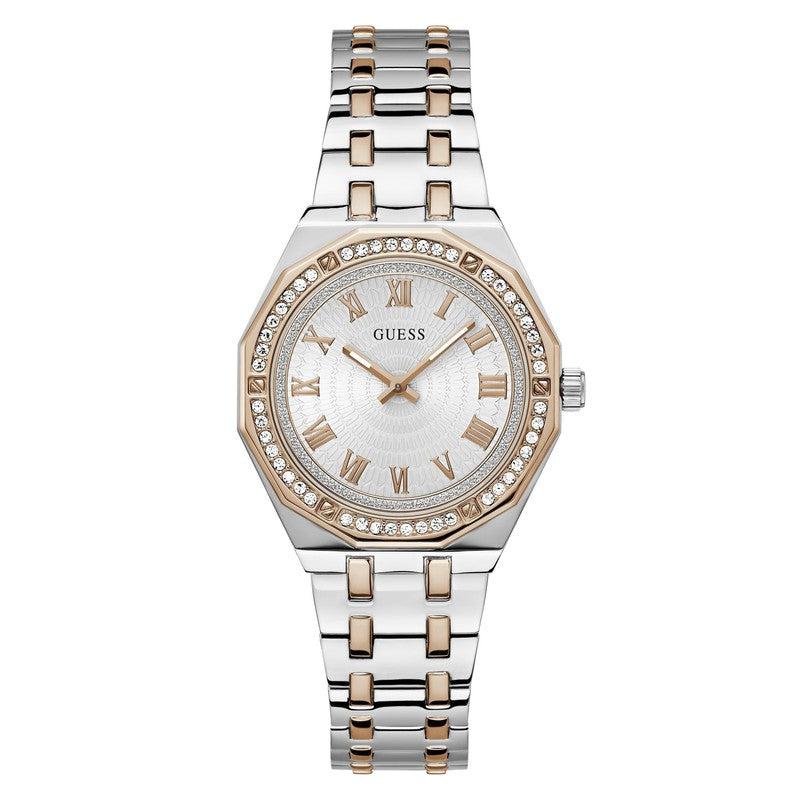 Guess Desire White Dial Analogue Watch