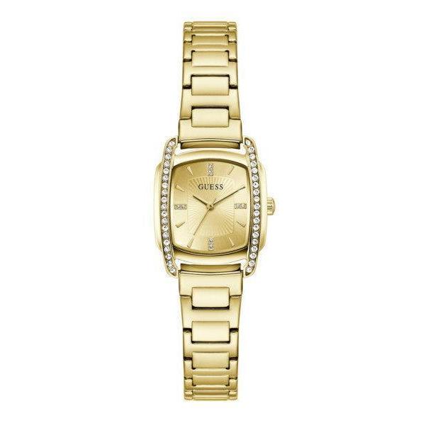 Guess ETTA Women's Square Watch Gold