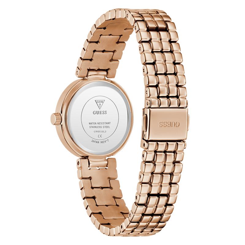 Guess Elegant Rose Gold Tone Analog Watch