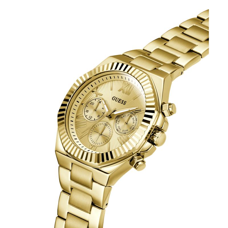 Guess Equity Men's Multifunction Watch Gold