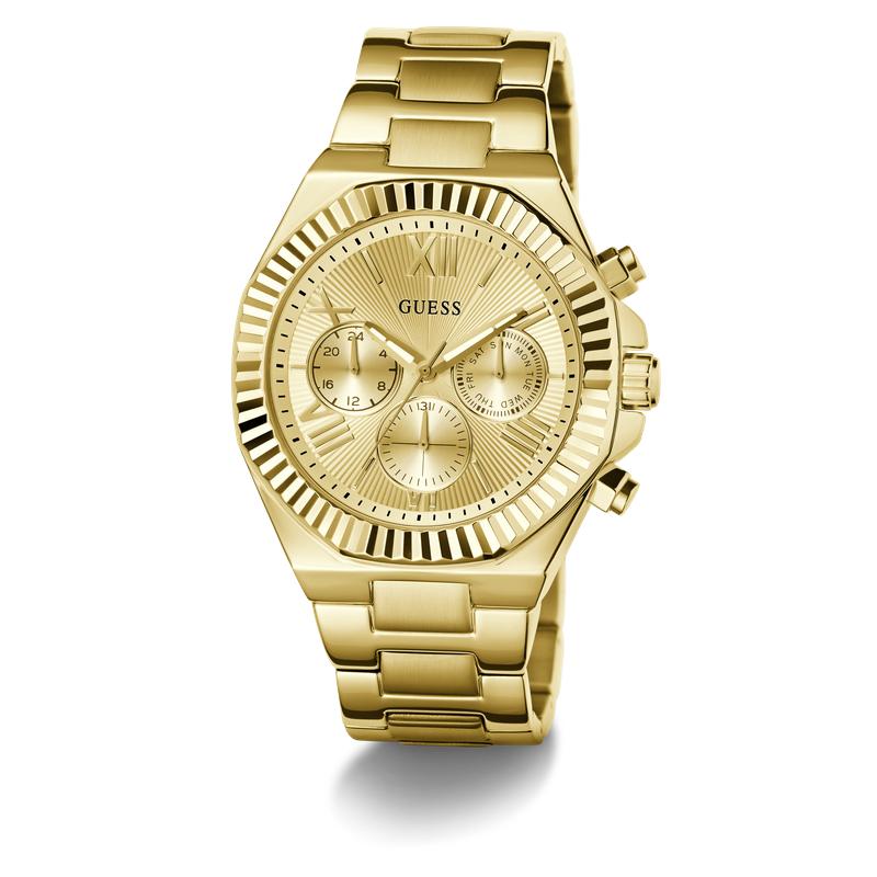 Guess Equity Men's Multifunction Watch Gold