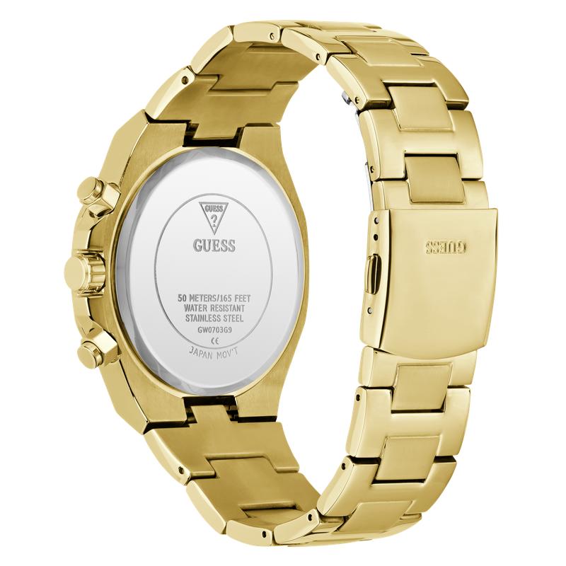Guess Equity Men's Multifunction Watch Gold