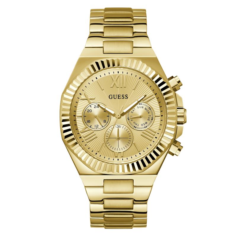 Guess Equity Men's Multifunction Watch Gold
