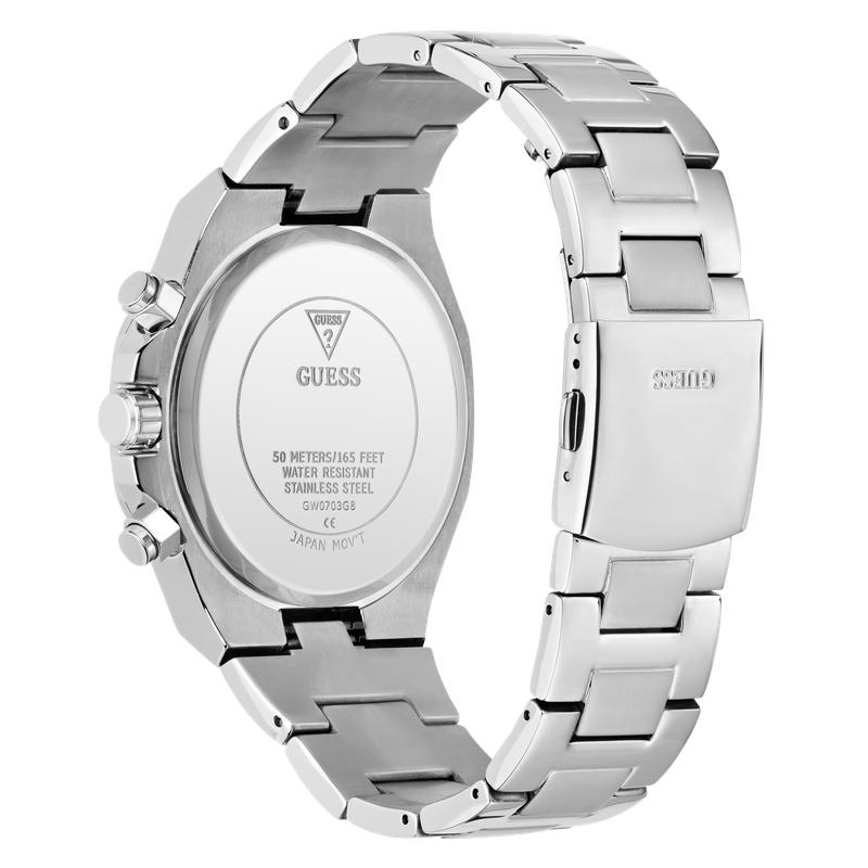 Guess Equity Men's Multifunction Watch Silver