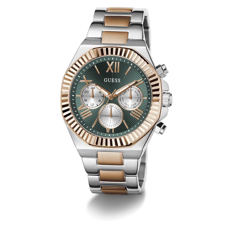 Guess Equity Men's Multifunction Watch Two Tone
