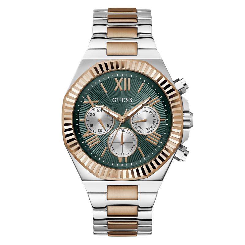 Guess Equity Men's Multifunction Watch Two Tone