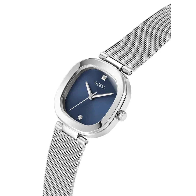 Guess Eve Blue Dial Analogue Watch