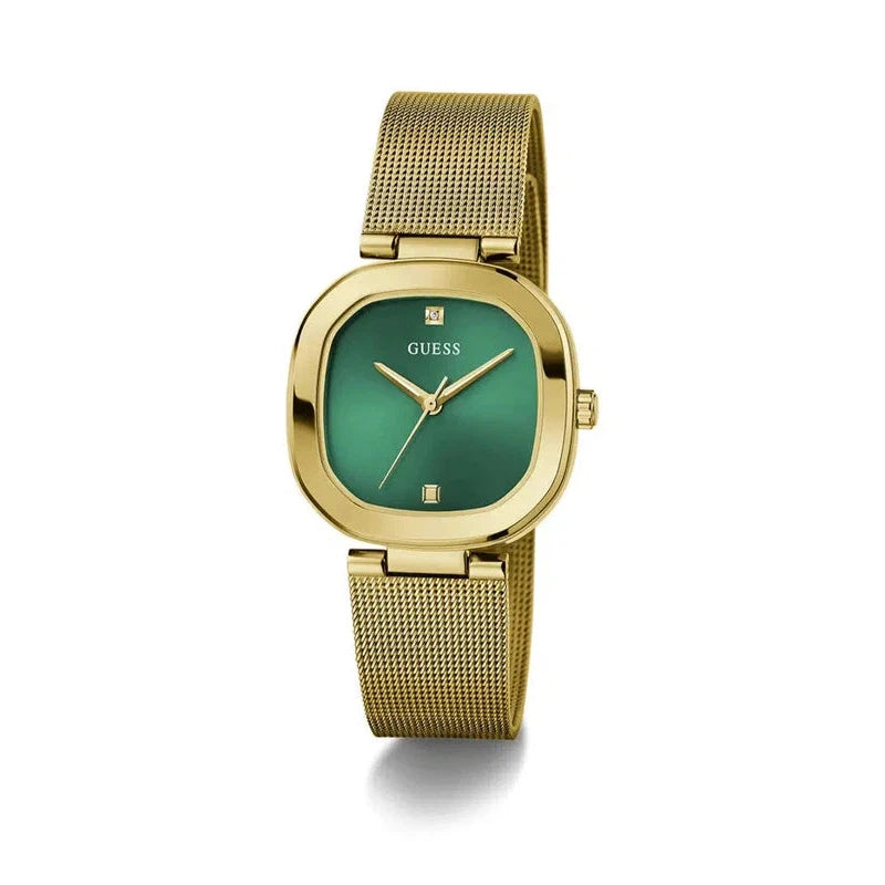 Guess Eve Green Dial Analogue Watch