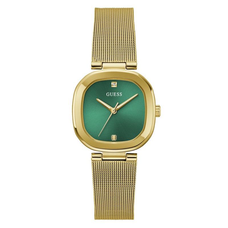 Guess Eve Green Dial Analogue Watch