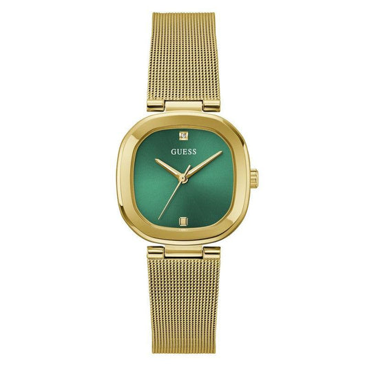 Guess Eve Green Dial Analogue Watch