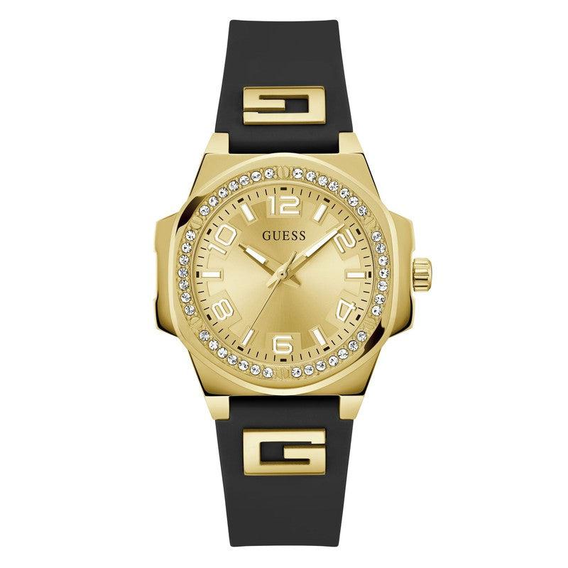 Guess G Hype Champagne Dial Analogue Watch