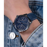 Guess G Stitch Blue Dial Analogue Watch