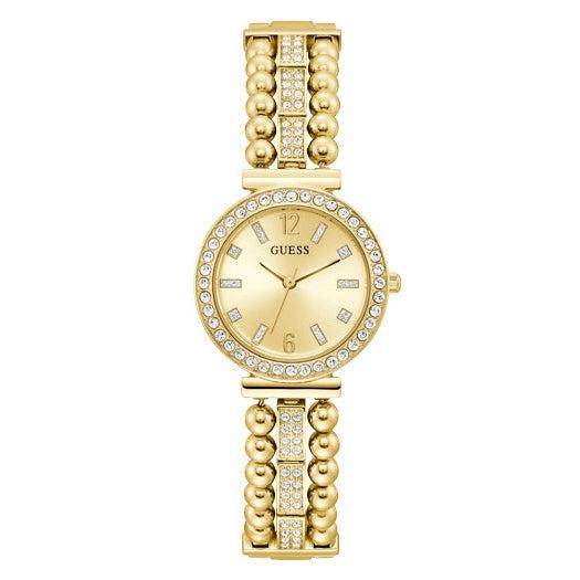 Guess Gala Gold Tone Analog Ladies Watch GW0401L2