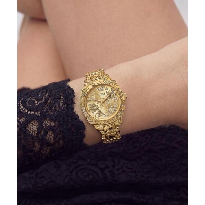 GUESS Gold Tone Analog Women's Watch