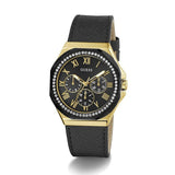 Guess Glaze Black Dial Multifunction Watch