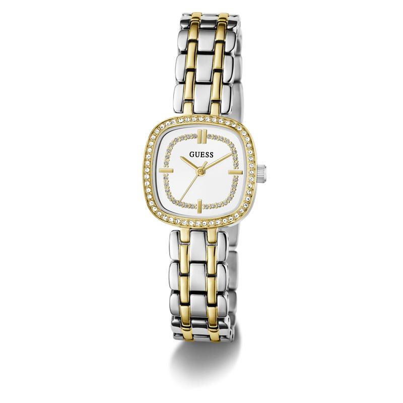 Guess Hazel 2-Tone Women's Analog Watch with Crystal Detailing