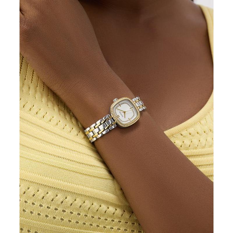 Guess Hazel 2-Tone Women's Analog Watch with Crystal Detailing