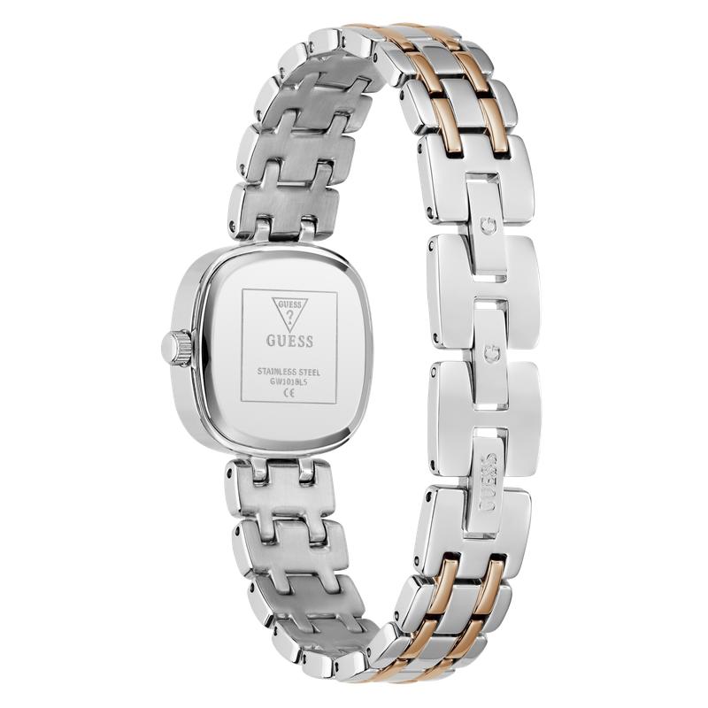 Guess Hazel Two-Tone Square Crystal-Embellished Ladies Watch