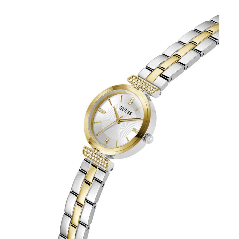 Guess Ladies 2-Tone Gold Tone Analog Watch