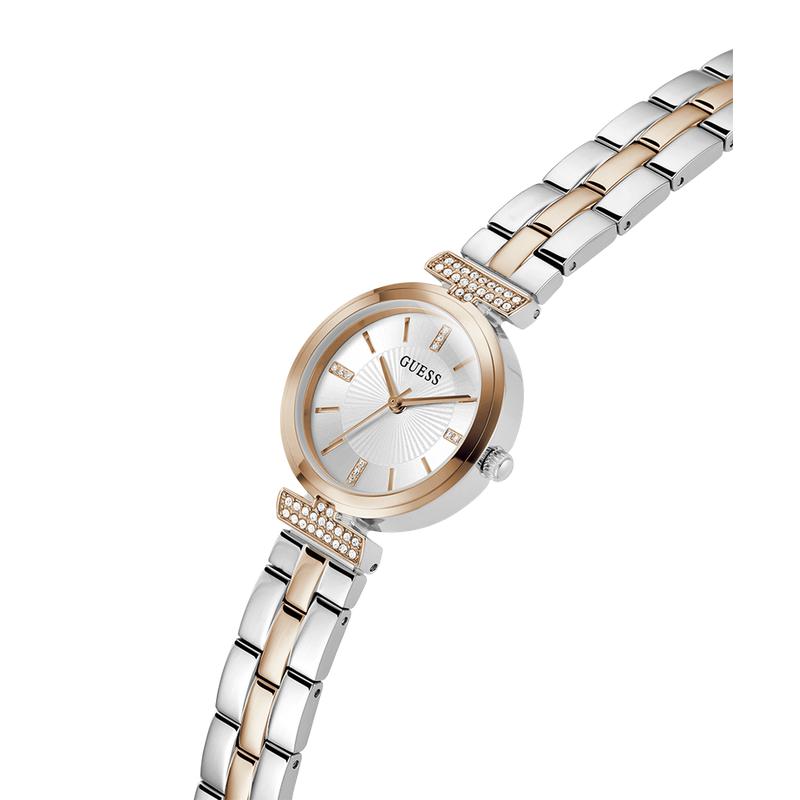 Guess Ladies 2-Tone Rose Gold Tone Analog Watch