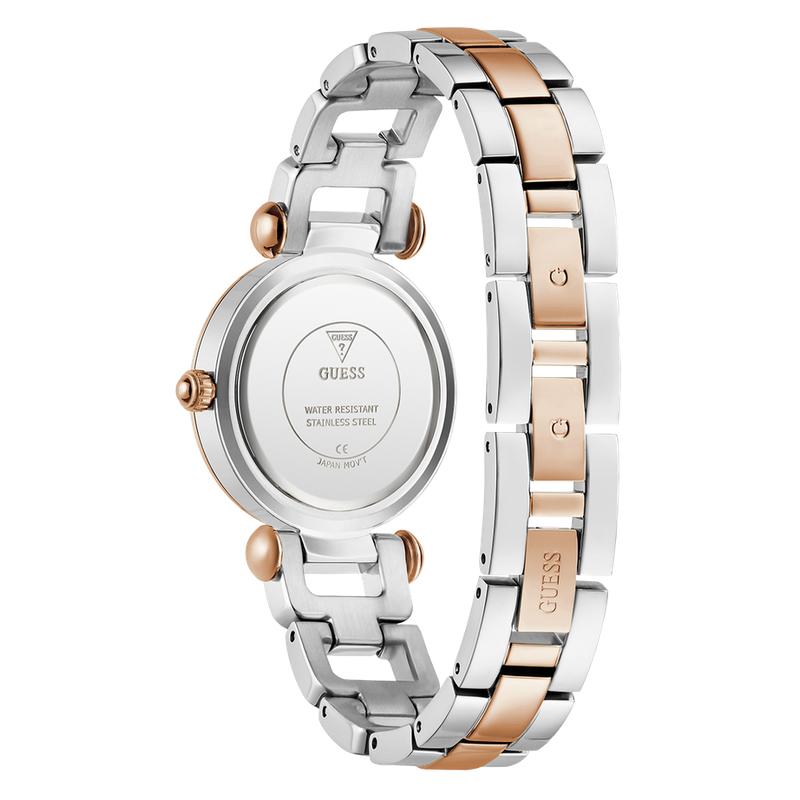 Guess Ladies 2-Tone Rose Gold Tone Analog Watch