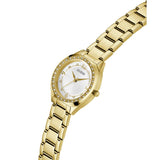 Guess Ladies Gold Tone Analog Watch