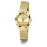 Guess Ladies Gold Tone Analog Watch