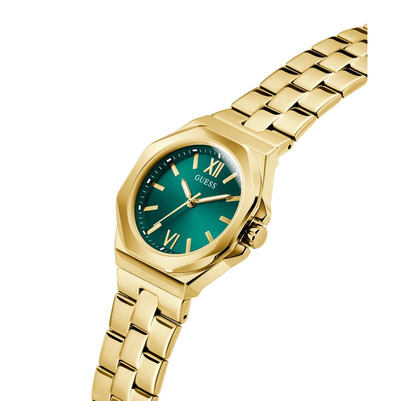 Guess Ladies Gold Tone Analog Watch