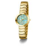 Guess Ladies Gold Tone Analog Watch